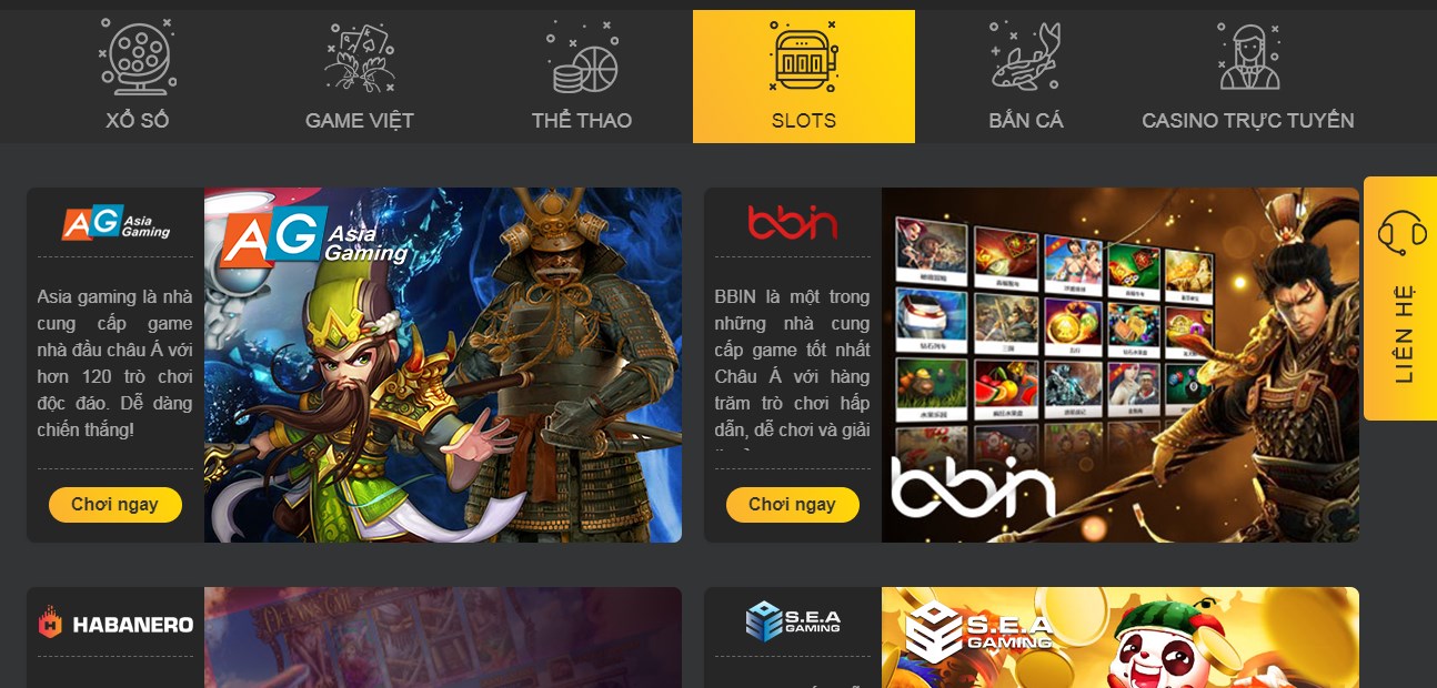 Chơi nổ hũ slot tại 888b ở mục 888b slot