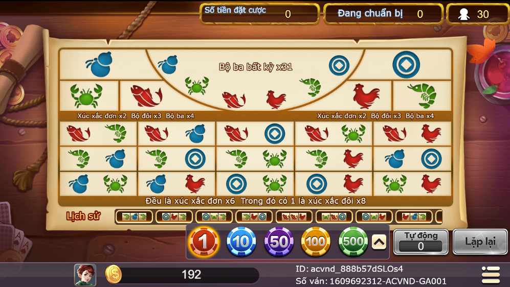 Bầu cua tôm cá v88 club