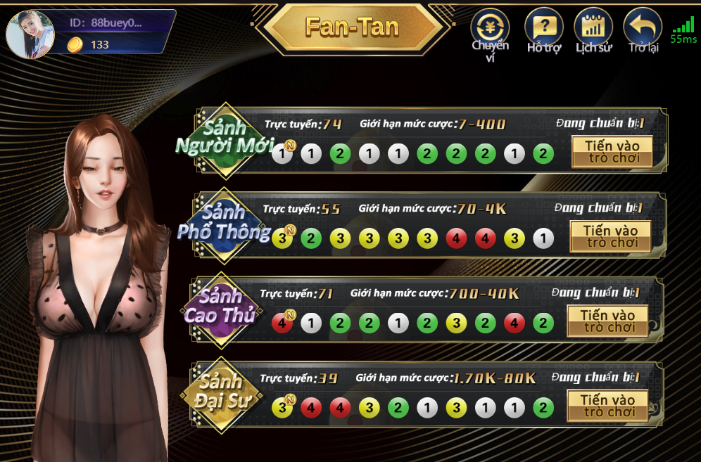 chơi Fantan tại v888 club