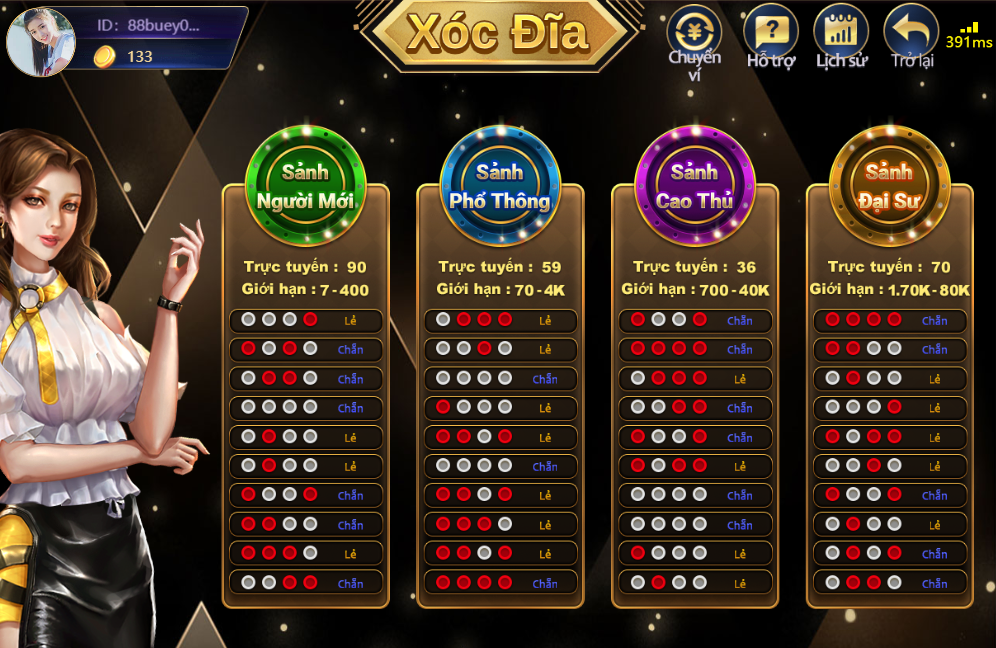 game xóc đĩa V8 club